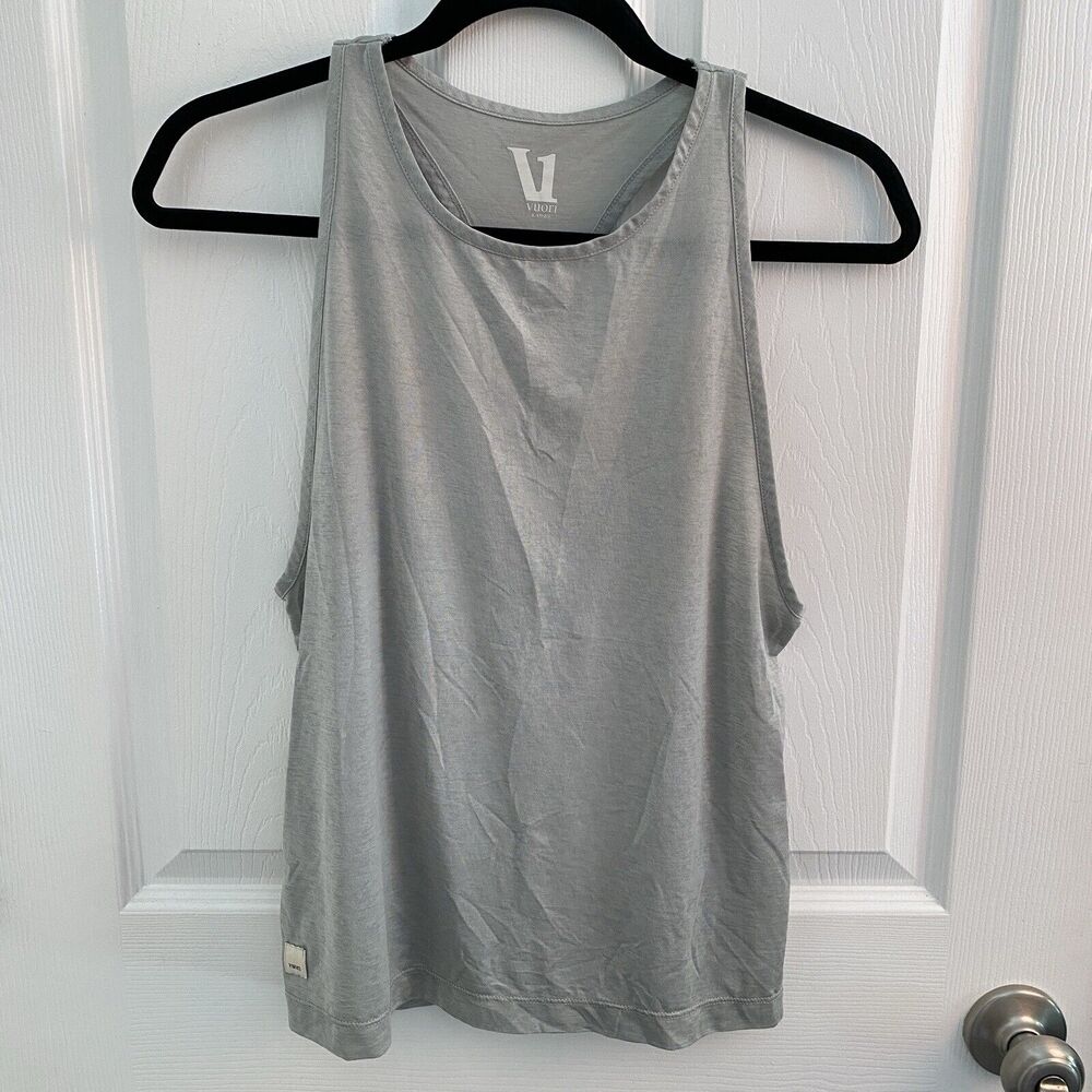 Vuori Tank Top Womens XS Sleeveless Lightweight Green Or Gray Multi Layer